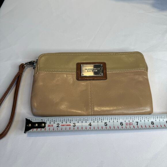 Vintage Tignanello Leather Wallet Wristlet - Picture 3 of 7